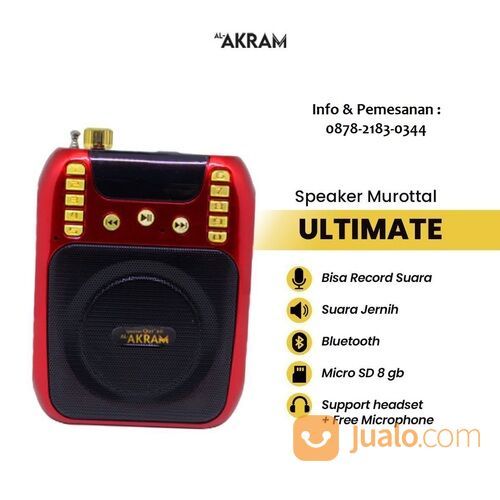 Speaker Quran Ultimate Al Akram dengan Fitur Terlengkap Murottal 30 Juz Bergaransi 1 Tahun