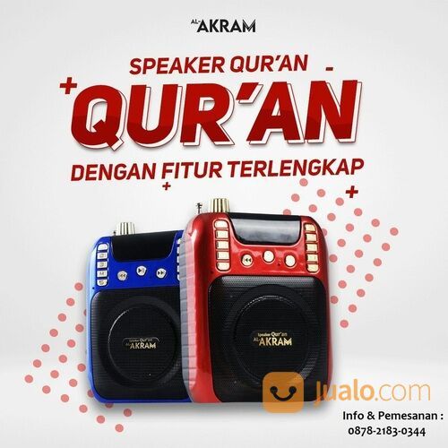 Speaker Quran Ultimate Al Akram dengan Fitur Terlengkap Murottal 30 Juz Bergaransi 1 Tahun