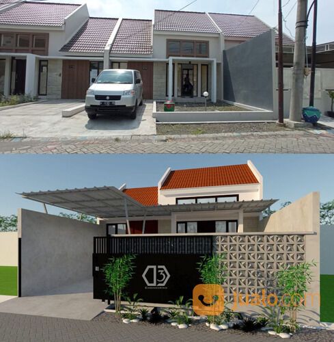 Desain rumah murah 3D dan 2D