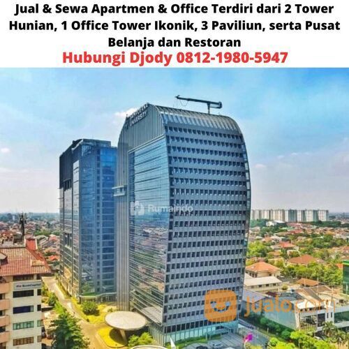 Apartmen & Office Terdiri dari 2 Tower Hunian, 1 Office Tower Ikonik, 3 Paviliun