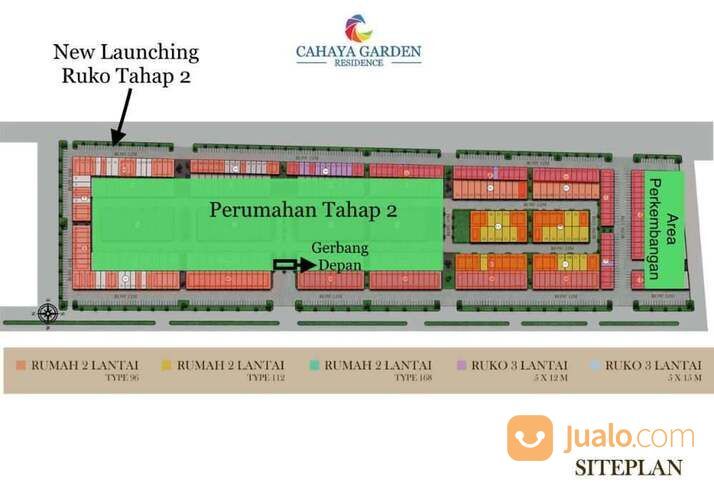 Ruko Cahaya Garden Depan Pasar Cahaya Garden