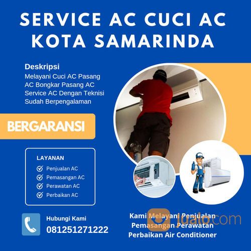 Jasa Service AC Samarinda 081251271222