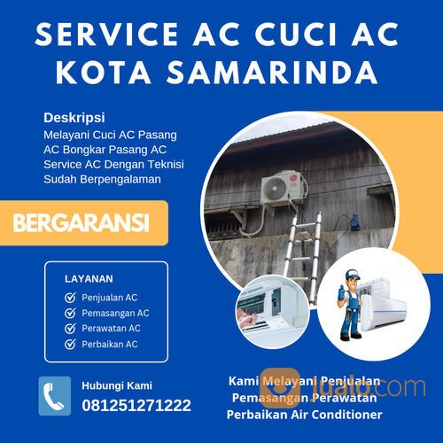 Jasa Service AC Samarinda 081251271222