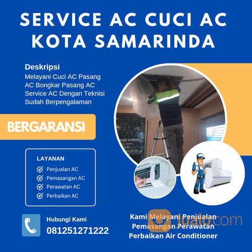 Jasa Service AC Samarinda 081251271222