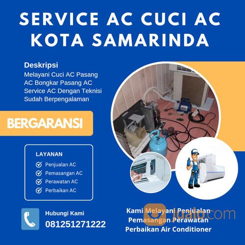 Jasa Service AC Samarinda 081251271222
