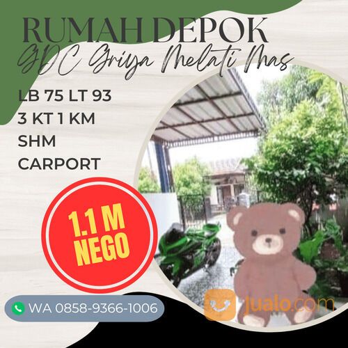 Rumah Depok GDC Dekat Alun-alun kota Depok