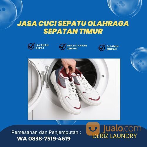 (CUCI HEMAT & WANGI),Jasa cuci sepatu olahraga sepatan timur WA.0838-7519-4619