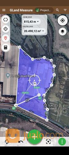 Lahan Industri Strategis Ex Pabrik 750 meter dari JIIPE Smelter Nol jalan Raya Nasional