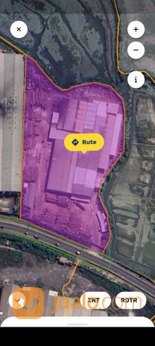 Lahan Industri Strategis Ex Pabrik 750 meter dari JIIPE Smelter Nol jalan Raya Nasional
