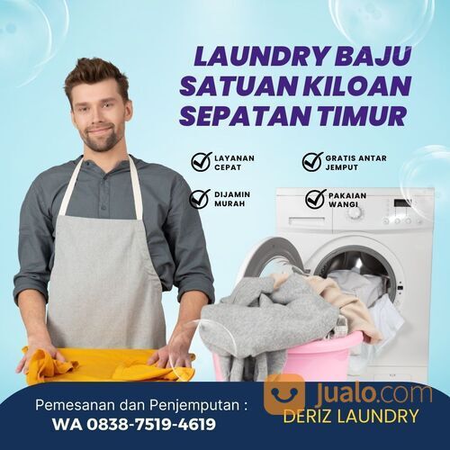 (CUCI HEMAT & WANGI),laundry baju satuan kiloan sepatan timur WA.0838-7519-4619