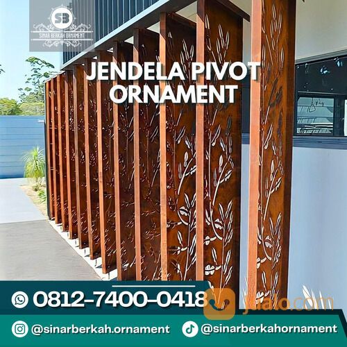 JENDELA PIVOT ORNAMENT MALANG TERMURAH & TERPERCAYA 0812-7400-0418