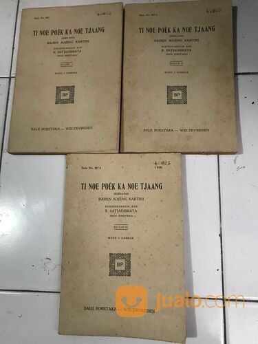 Buku Kartini Sunda: Ti Noe Poek Ka Noe Tjaang (lengkap 3 buku), R.A. Kartini, Bale Poestaka,1930