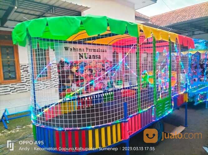 mandi bola gerobak odong