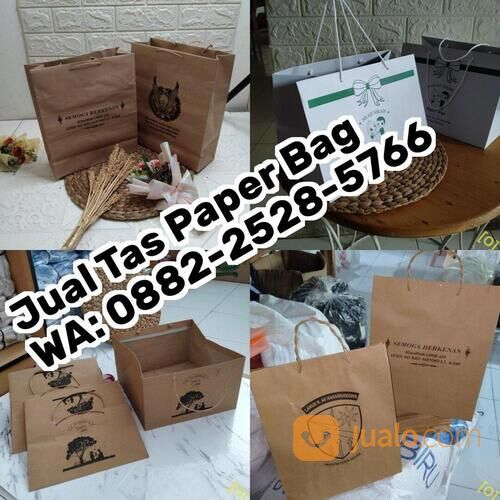 O88ᒿ·ᒿ5ᒿ8·57ᏮᏮ (WA) Paper Bag Murah 10x10 Tas Kertas Kalkir Terdekat