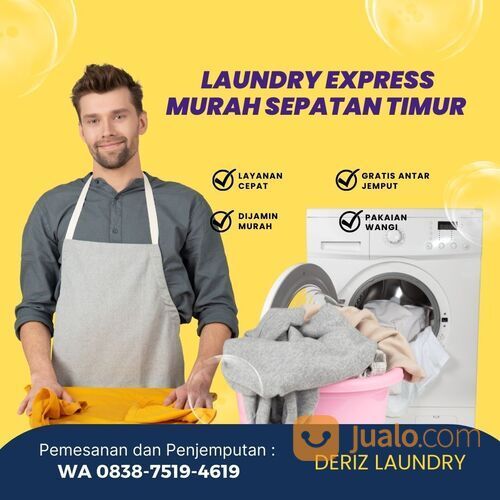 (CUCI HEMAT & WANGI), laundry express murah sepatan timur WA.0838-7519-4619