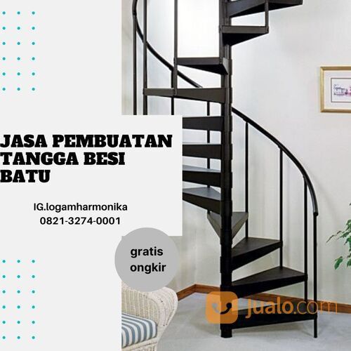 Jasa Pembuatan Tangga Besi Di Batu - 082132740001