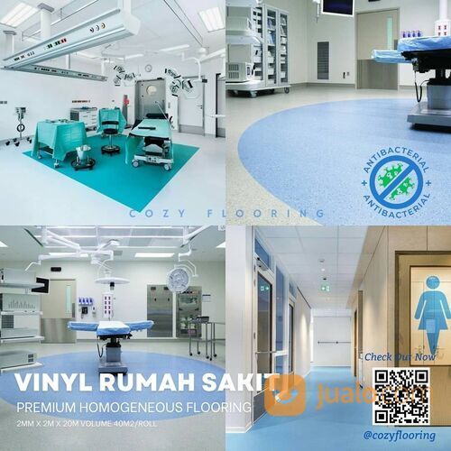 Vinyl Rumah Sakit I Arni Anti Bakteri 2m x 20m