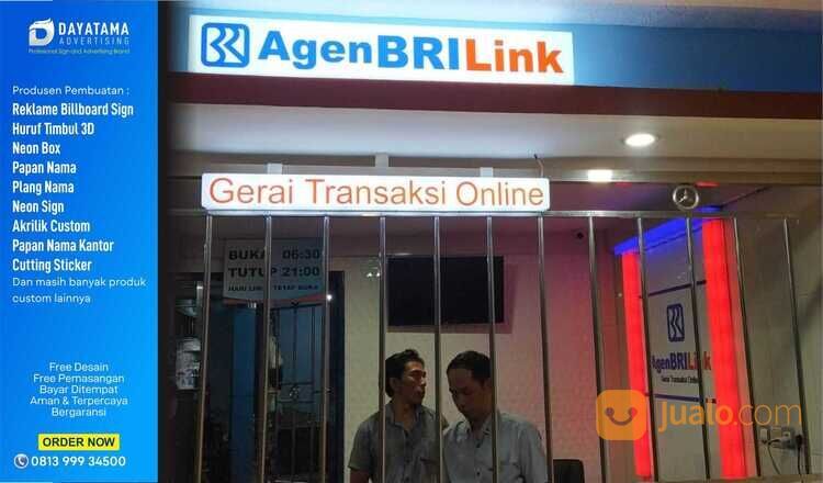 Signage Neon Box Agen BRILink