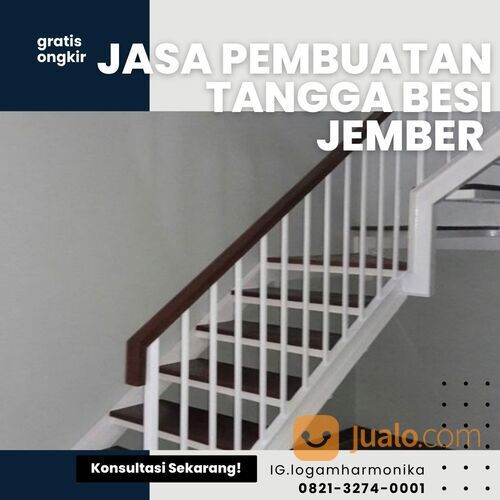 Jasa Pembuatan Tangga Besi Di Jember - 082132740001