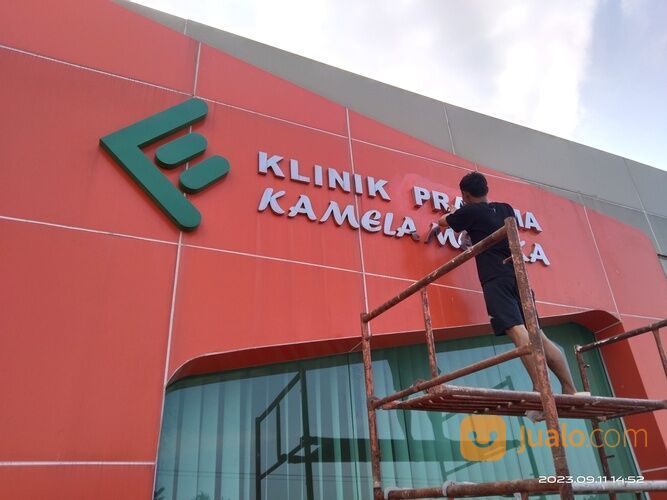 Huruf Timbul Acrylic Stainless Galvanis Purbalingga