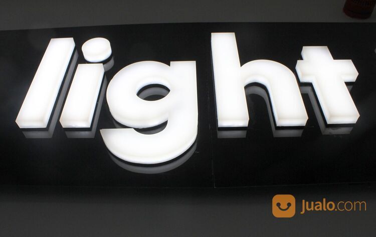 Huruf Timbul Acrylic Stainless Galvanis Purbalingga