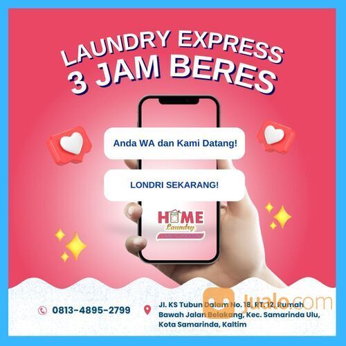 (EXTRA BERSIH & WANGI), laundry antar jemput terdekat samarinda WA.0813-4895-2799