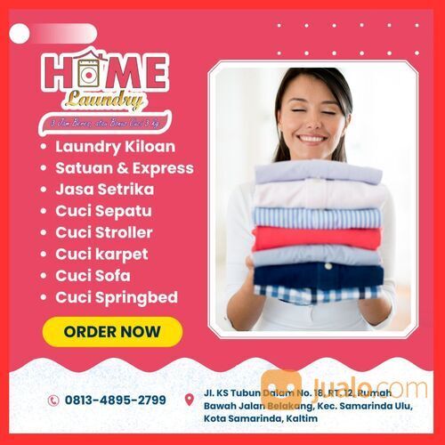(EXTRA BERSIH & WANGI), laundry express 3 jam terdekat samarinda WA.0813-4895-2799
