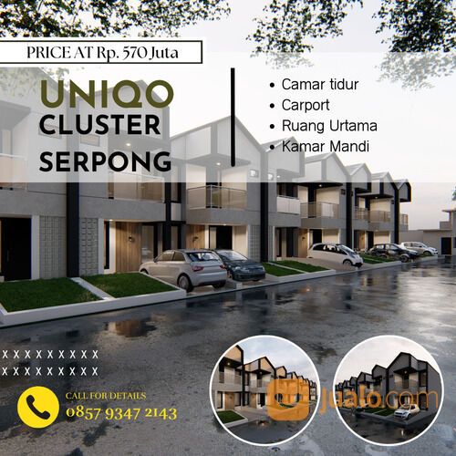 Rumah Serpong Uniqo Cluster Serpong 500 Jutaan