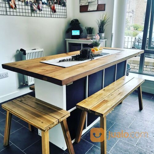 meja island minimalis