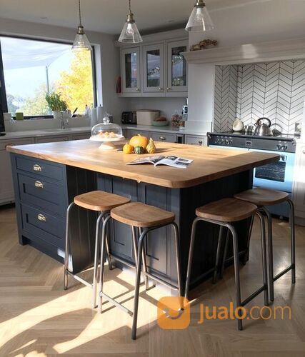 meja island minimalis