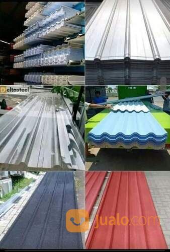 Kanopi baja ringan atap spandek pasir