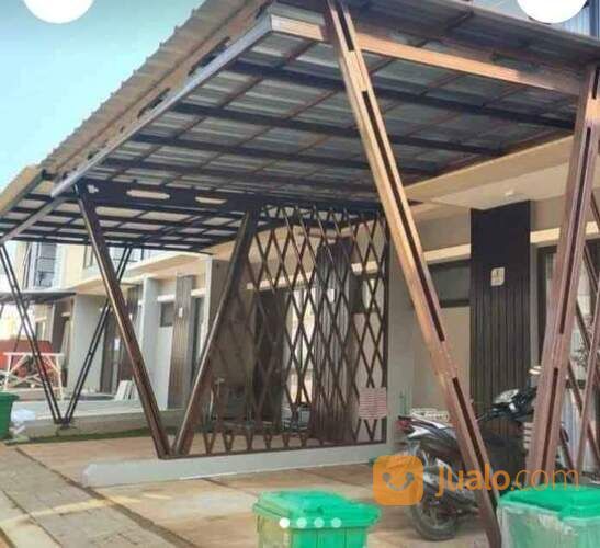 Kanopi baja ringan atap spandek pasir