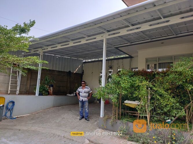 Kanopi baja ringan atap spandek pasir