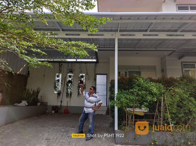 Kanopi baja ringan atap spandek pasir