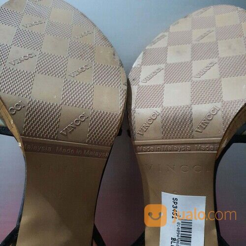 Sandal Sepatu High Heels wanita Vincci dengan Ankle Strap (Preloved)