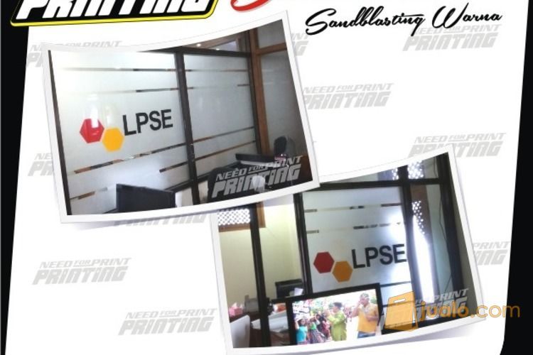 Sticker Sunblasting Custom motif bebas di solo karanganyar klaten plus pemasangannya