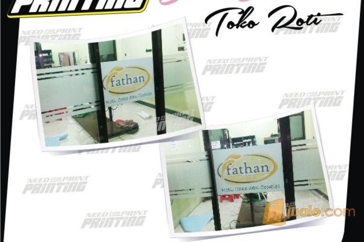 Sticker Sunblasting Custom motif bebas di solo karanganyar klaten plus pemasangannya