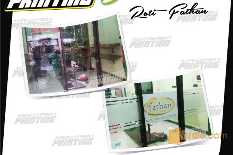 Sticker Sunblasting Custom motif bebas di solo karanganyar klaten plus pemasangannya