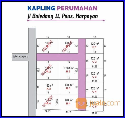 Tanah Jalan Duyung Kota Pekanbaru