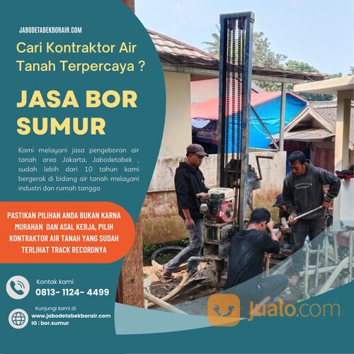 Daftar Harga Paket Pengeboran Sumur Jet Pump 2023