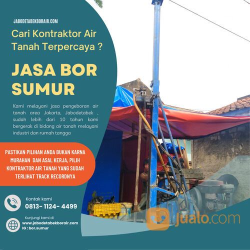 Jasa Bor Sumur Jetpump Dan Satelit Pondok Gede