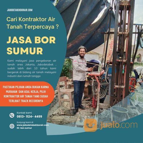 Jasa Bor Sumur Jet Pump & Satelit Di Gambir, Jakarta Pusat