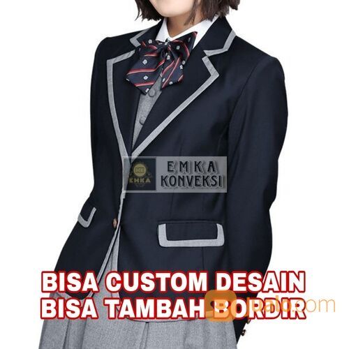 EMKA Konveksi Jas almamater CUSTOM OSIS sekolah SD SMP SMA SMK MI MTs MA, kampus pondok pesantren