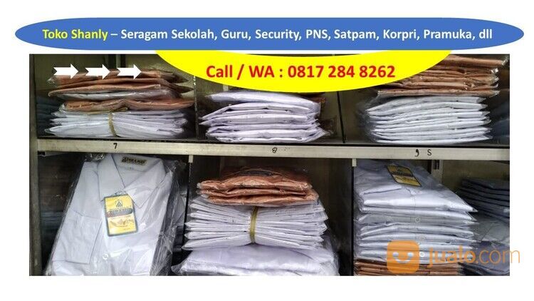 Toko Seragam Sekolah Guru Security dan PNS Kalitengah Lamongan