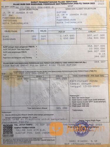 Ruko siap huni di jl. Ir Juanda Tasikmalaya