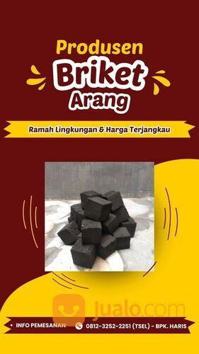 SUPPLIER !! TELP : 0812-3252-2251 (WA), Pabrik Briket Arang Kelapa Salatiga