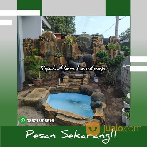 Tukang Kolam relief Tebing Bojonegoro