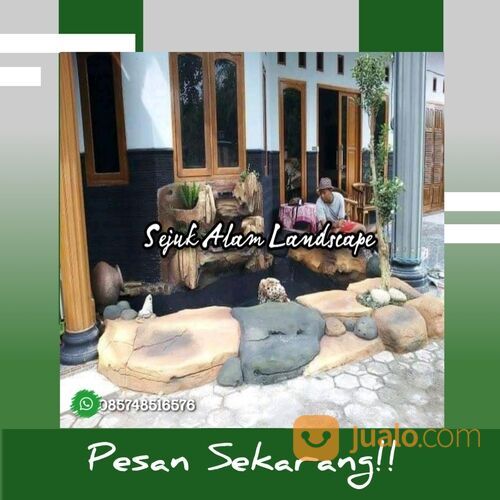 Tukang Kolam relief Tebing Bojonegoro