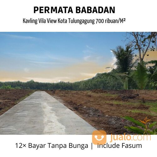 Tanah SHM 6 menit Pasar Bungur Tulungagung