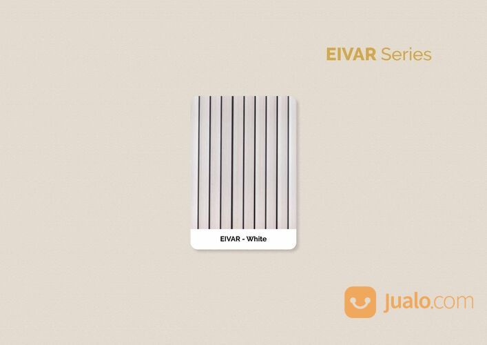 Wall Panel GAIA EIVAR Series - Kisi kisi Wall Panel Warna Putih